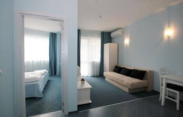 Фото номера Семейный люкс (для 2 взрослых и 2 детей) Отель Sunny Beauty Palace Hotel г. Солнечный Берег 10