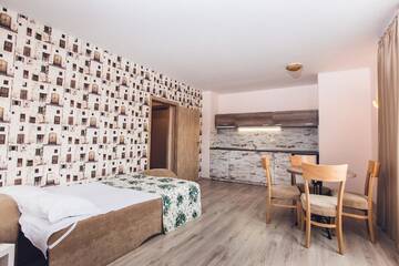 Фото номера Апартаменты с 1 спальней и балконом (для 4 взрослых) Отель Avenue Deluxe Hotel г. Солнечный Берег 5