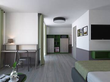 Фото номера Улучшенный двухместный номер с 1 кроватью и балконом Отель Boulevard Boutique Hotel г. Солнечный Берег 12