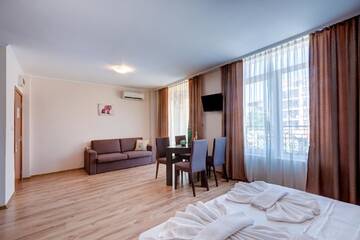 Фото номера Номер-студио (для 2 взрослых и 1 ребенка) Апарт-отели Aparthotel Dawn Park г. Солнечный Берег 13