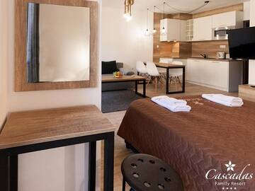 Фото номера Просторный номер-студио Апарт-отели Cascadas Family Resort г. Солнечный Берег 3