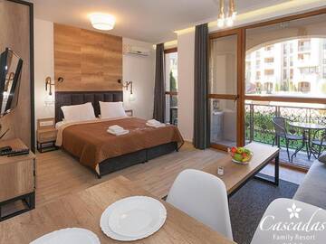 Фото номера Просторный номер-студио Апарт-отели Cascadas Family Resort г. Солнечный Берег 2