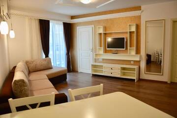 Фото номера Апартаменты Делюкс с 1 спальней и видом на парк Апарт-отели Golden Rainbow Beach Aparthotel г. Солнечный Берег 8