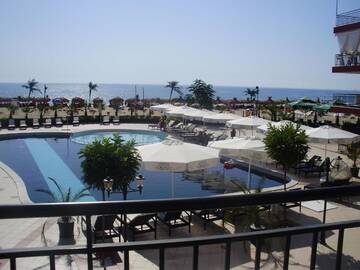 Фото номера Апартаменты с 1 спальней и видом на море Отель Hotel Heaven - Ultra All Inclusive by Asteri Hotels г. Солнечный Берег 20