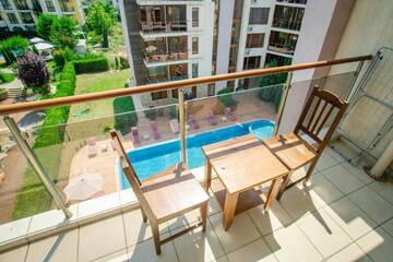 Фото номера Апартаменты с 1 спальней и балконом Апарт-отели Magnolia Garden г. Солнечный Берег 9