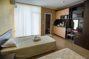 Фото номера Номер-студио (для 4 взрослых) с балконом Апарт-отели Bahami Residence г. Солнечный Берег 6
